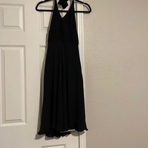 Black halter dress